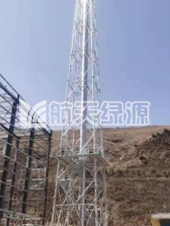 山西興縣50米塔架不銹鋼煙囪項(xiàng)目（口徑DN800mm，高度50m)